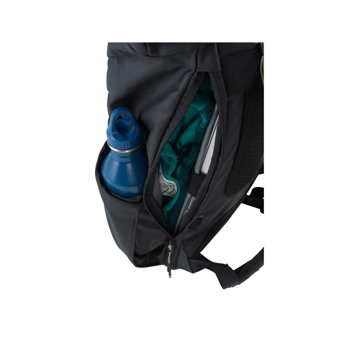 Ride ROLL TOP DAYPACK BLACK 1SZ