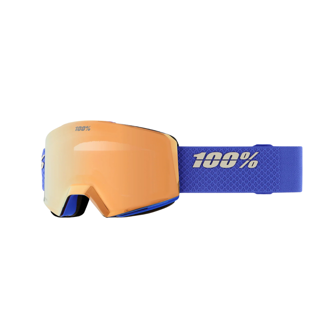 100% NORG Goggle Snow Tarheel/HiPER® Blue Mirror w/ Bonus HiPER® Copper Mirror