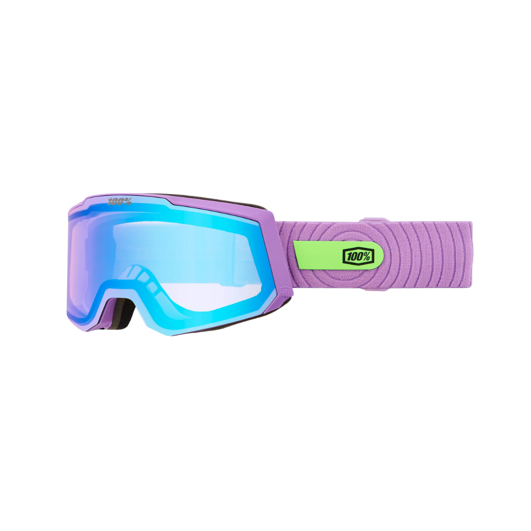 100% SNOWCRAFT S Goggle Snow Smoothie/HiPER® Yellow Gold Mirror w/ Bonus HiPER® Pink/Turquoise Mirror