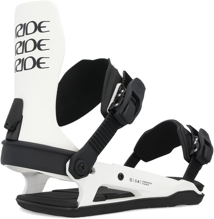 RIDE C-6 Snowboard Bindings White