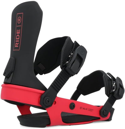 RIDE AL-6 Snowboard Bindings Black Red Mujeres/Niños