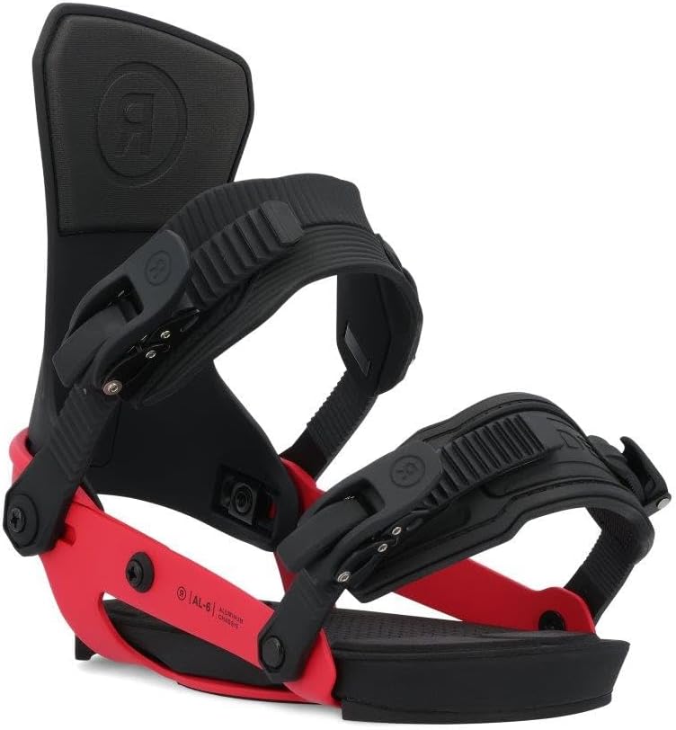 RIDE AL-6 Snowboard Bindings Black Red Mujeres/Niños