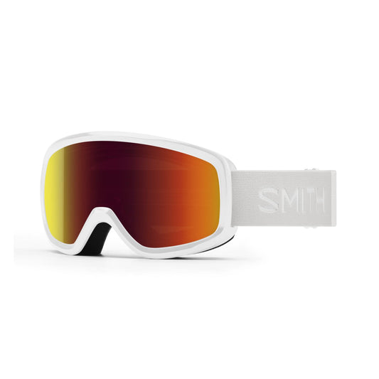 Antiparra SMITH Nieve Infantil JR Snowday Blanco Rojo Solx Mirror Antifog