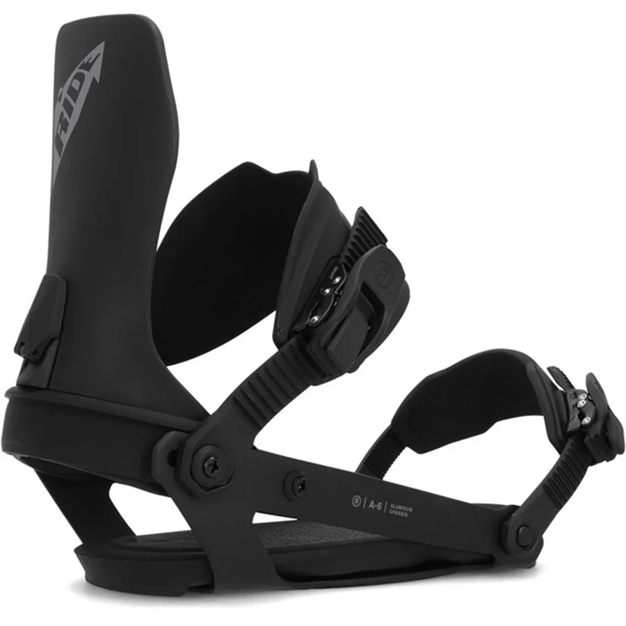 RIDE A-6 Snowboard Bindings 2025 Black
