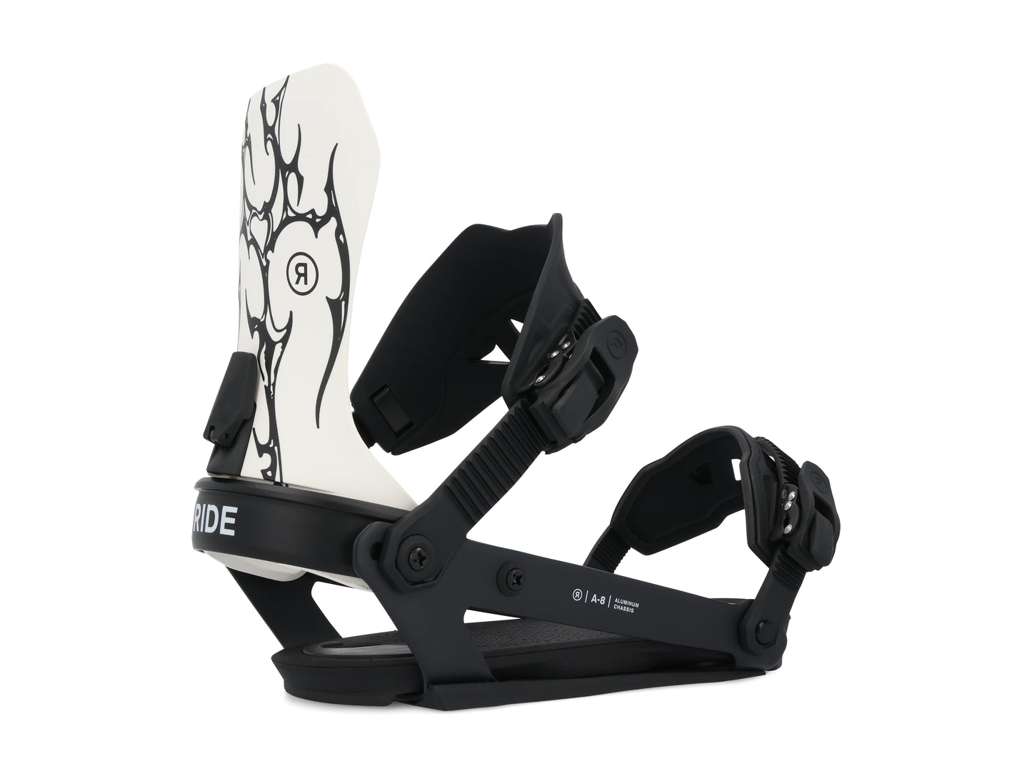 RIDE A-8 Snowboard Bindings 2025 Metalverse-tribal L