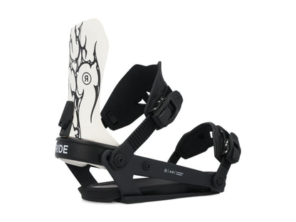 RIDE A-8 Snowboard Bindings 2025 Metalverse-tribal L