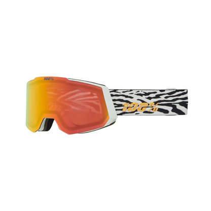 100% SNOWCRAFT Goggle Snow Kano/HiPER® Orange Mirror w/ Bonus HiPER® Pink/Turquoise Mirror